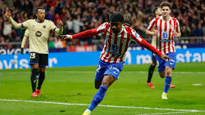 Lookman Lights Up Madrid as Atlético Thrash Barcelona 4-0 in Copa del Rey Semi-Final