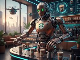 Starbucks Turns to AI and Robots to Revive Sales