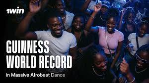 1win, Nigerians Set Guinness Record for Largest Afrobeats Dance