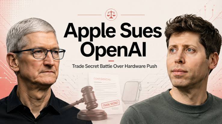 Apple Sues OpenAI, Former Employees Over Alleged Theft of Trade Secrets