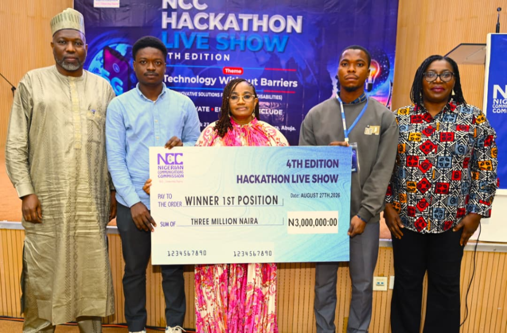 Young Innovators Shine at NCC Hackathon, Showcase Accessible Technology Solutions