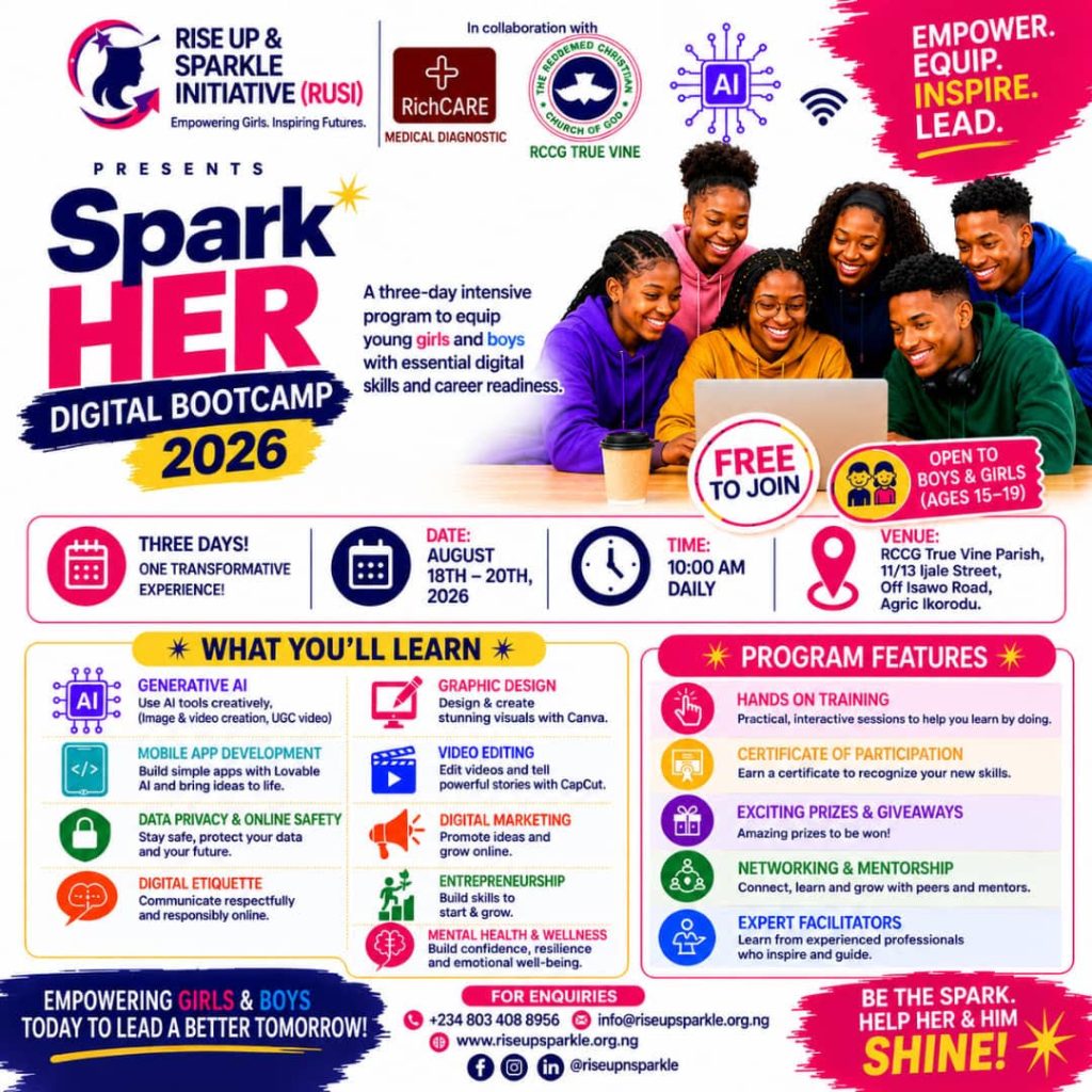 SparkHER Bootcamp to Equip Young Nigerians With Digital Skills in Lagos