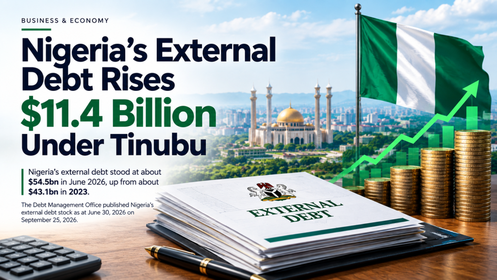 Nigeria’s External Debt Rises $11.4 Billion Under Tinubu