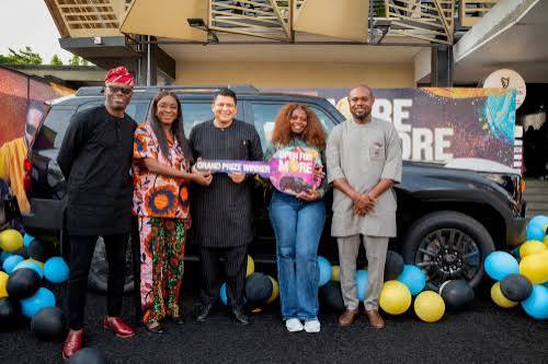 Guinness Rewards 1,075 Consumers as Winner Drives Home ₦15 Million Prado SUV