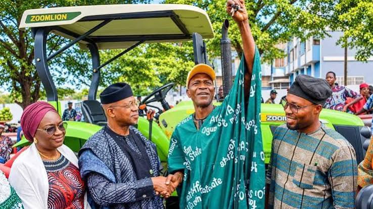 Abiodun Empowers 10,000 Farmers with Tractors, Inputs, and Android Phones to Boost Ogun Food Security